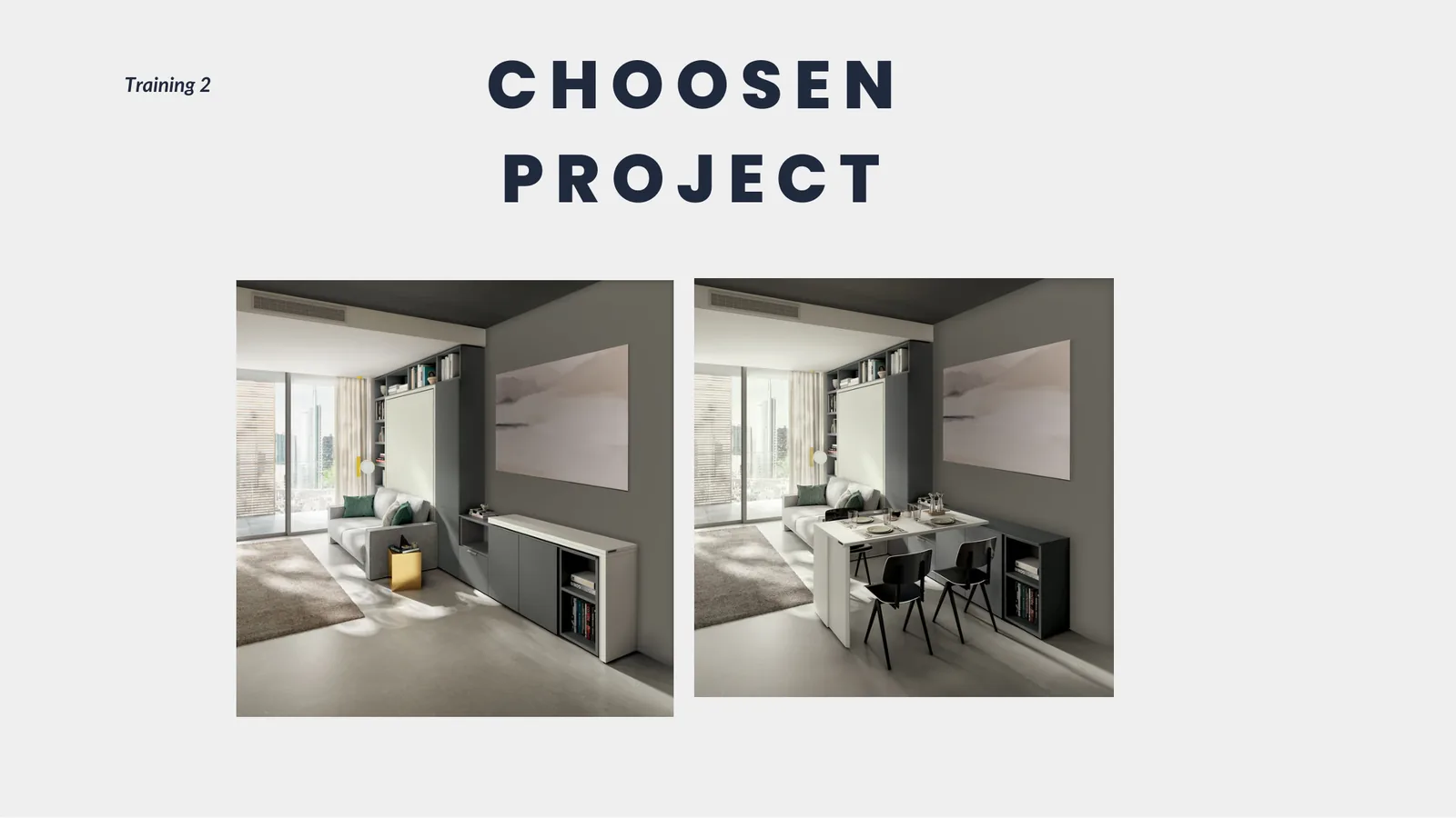 Reference images of the chosen direction