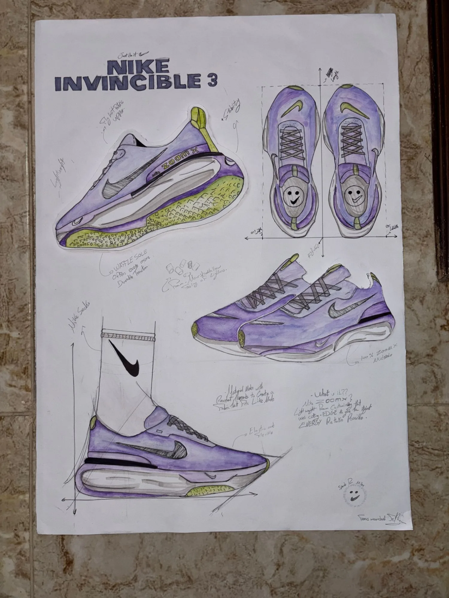 Sketchbook: From pencil cubes to marker renders.